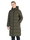 Whistler Winter-Steppmantel Abella Long Padded (Kapuze, warm, atmungsaktiv) dunkelbraun Damen