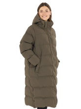 Whistler Adalee Long Puffer Winter Coat (warm, windproof, breathable) dark brown ladies