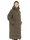 Whistler Adalee Long Puffer Winter Coat (warm, windproof, breathable) dark brown ladies