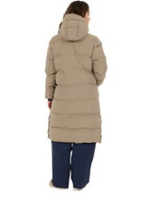 Whistler Adalee Long Puffer Winter Coat (warm, windproof, breathable) light brown ladies