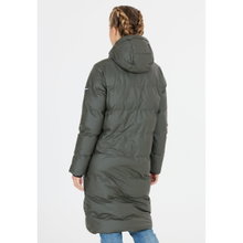 Weather Report Winter Down Coat Audrey Long Puffer Jacket W-Pro 5000 (waterproof, windproof) dark grey ladies