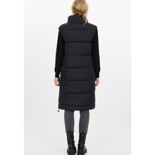 Kamizelka puchowa Whistler Winter-Steppweste Amaretto Long (oddychająca, ciepła, wodoodporna) czarna damska