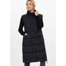 Kamizelka puchowa Whistler Winter-Steppweste Amaretto Long (oddychająca, ciepła, wodoodporna) czarna damska