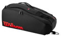Wilson Tennis-Racketbag Clash V3 (Schlägertasche, 2 Hauptfach) 2025 schwarz 6er