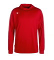 Wilson Sport-Langarmshirt Fundamentals Hooded mit Kapuze rot Herren