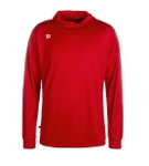 Wilson Sport-Langarmshirt Fundamentals Hooded mit Kapuze rot Herren