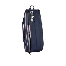 Torba na rakiety Wilson Racketbag Team Bag 2025 (torba na sprzęt, 2 główne komory) granatowa 6-sztukowa