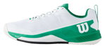Wilson Tennisschuhe Rush Pro 4.5 Clay/Sandplatz 2025 weiss/grün Herren