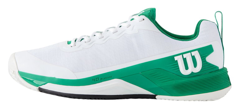 Wilson Tennisschuhe Rush Pro 4.5 Clay/Sandplatz 2025 weiss/grün Herren