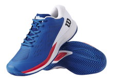 Wilson Tennis Shoes Rush Pro Ace Clay/Sand Court (Stability, 2E/wide) 2025 blue/white men's