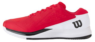 Wilson Tennisschuhe Rush Pro Ace Clay/Sandplatz (Stabilität, 2E/weit) 2025 rot/weiss Herren