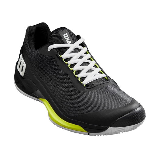 Wilson Tennisschuhe Rush Pro 4.0 Clay/Sandplatz 2024 schwarz/weiss Herren