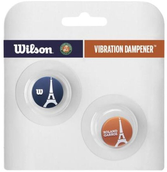 Wilson Schwingungsdämpfer Roland Garros Eiffel Tower navyblau/braun - 2 Stück