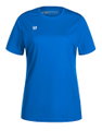 Wilson Sport-Shirt Fundamentals Shooting (100% Polyester) kurzarm blau Damen