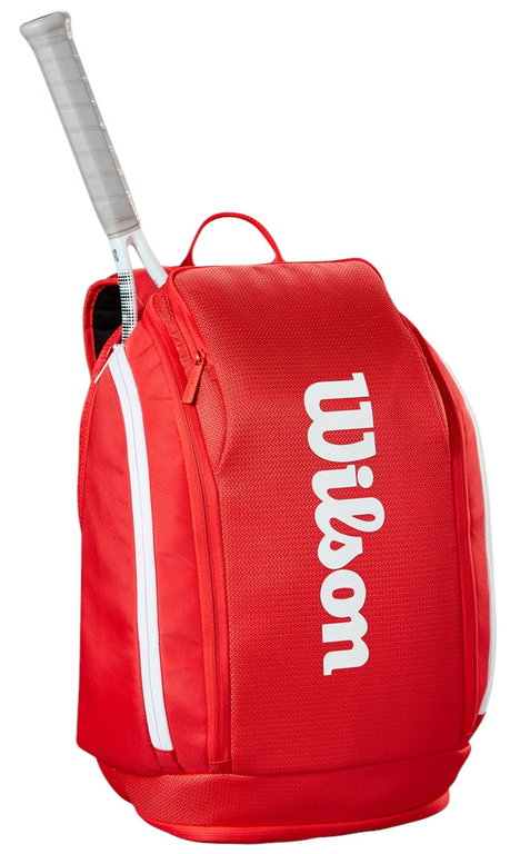 Wilson Tennis Backpack Super Tour (main compartment, racket compartment) 2025 red