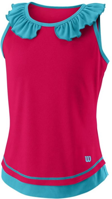 Wilson Tennis Tank Competition II Pink/Blue Girls