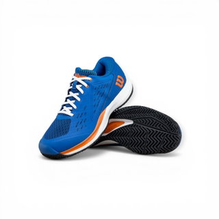 Wilson Tennis Shoes Rush Pro Ace Allcourt 2026 blue/white/orange Kids