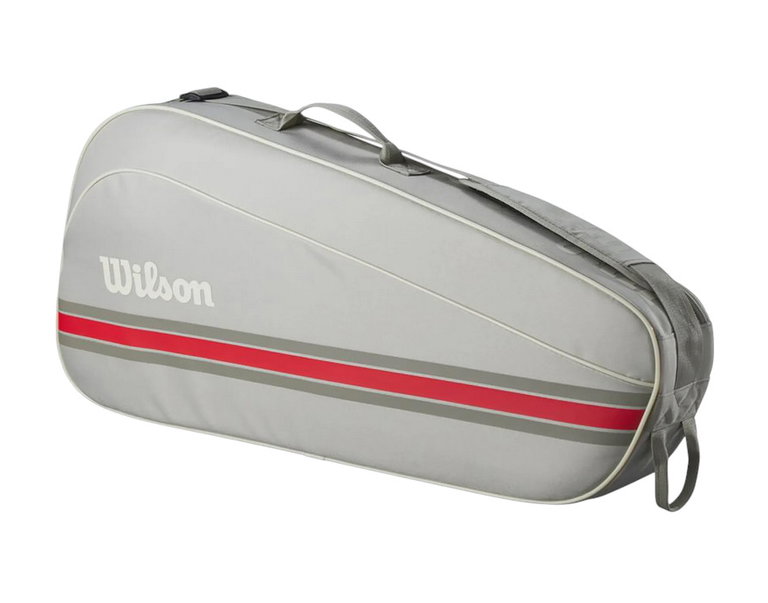 Wilson Tennis-Racketbag Team (Schlägertasche, 1 Hauptfach) 2025 grau 3er