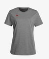 Wilson Tennis-Shirt Cotton (Baumwolle) grau Damen