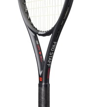 Wilson dziecięca rakieta tenisowa Pro Staff Precision 26in (11-14 lat) 2026 czarna/czerwona - naciągnięta -