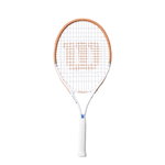 Wilson dziecięca rakieta tenisowa Roland Garros Elite 25in (9-12 lat) 2026 biała/brązowa - naciągnięta -