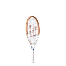 Wilson dziecięca rakieta tenisowa Roland Garros Elite 21in (4-7 lat) 2026 brązowa/biała - naciągnięta -
