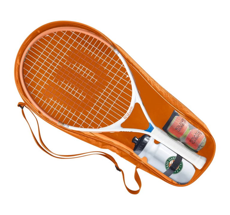 Wilson Kinder-Tennisschläger Roland Garros 23in (1x Schläger 7-10 Jahre + 1x Flasche + 2x Bälle) 2026 SET