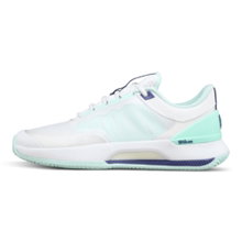 Wilson Tennisschuhe Intrigue Tour Allcourt 2026 weiss/blau/mint Damen