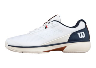 Wilson Tennis Shoes Rush Lite 5.0 Clay/Sand Court White/Navy Blue Men's