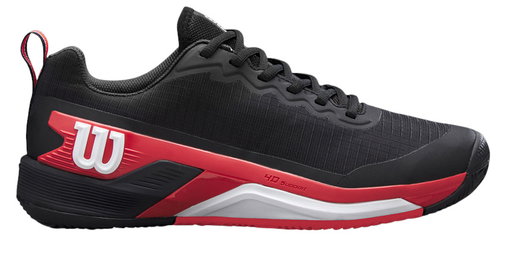Wilson Tennisschuhe Rush Pro 4.5 Clay/Sandplatz 2025 schwarz/rot Herren