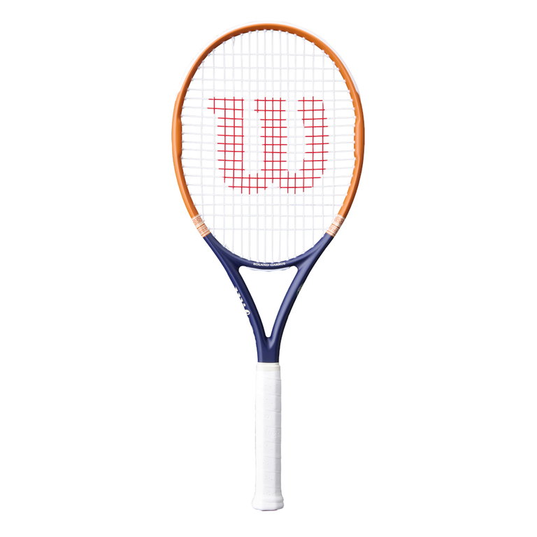 Wilson Tennis Racket Roland Garros Equipe HP 100in/286g/Allround 2026 bronze brown/navy blue - strung -