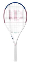 Wilson Tennisschläger Allure 105in/295g/Freizeit 2025 weiss/rosa/blau - besaitet -