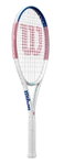 Wilson Tennis Racket Allure 105in/295g/Recreational 2025 white/pink/blue - pre-strung -