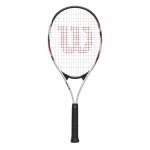 Wilson Tennisschläger Fusion XL 112in/274g/Freizeit weiss/schwarz/rot - besaitet -