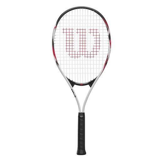 Wilson Tennisschläger Fusion XL 112in/274g/Freizeit weiss/schwarz/rot - besaitet -