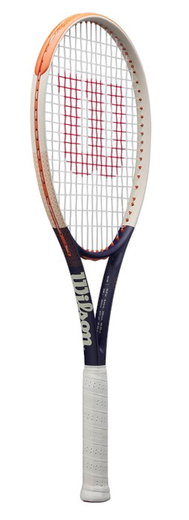 Wilson Tennisschläger Roland Garros Triumph 105in/298g/Freizeit 2025 beige/navyblau - besaitet -