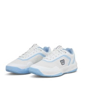 Wilson Courtglide Allcourt Tennis Shoes (Stability) White/Blue Ladies