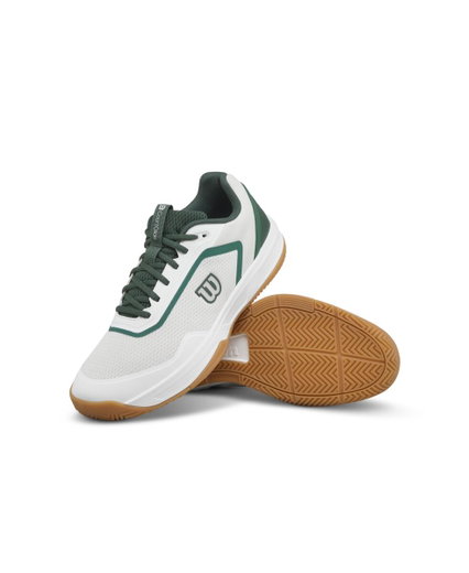 Wilson Courtglide Allcourt Tennis Shoes (Stability) white/green men's