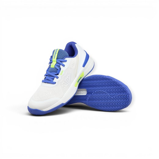 Wilson Tennisschuhe Intrigue Pro Allcourt 2025 weiss/blau/lime Damen