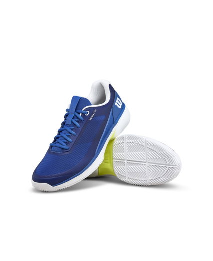 Wilson Tennis Shoes Rush Lite 5.0 Clay/Sand Court Blue/White Men's