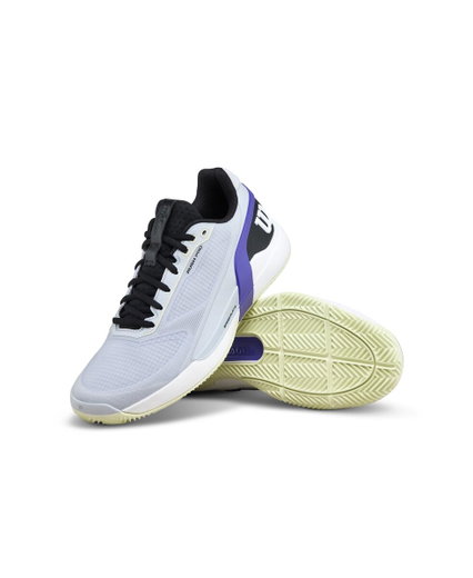 Wilson Tennisschuhe Rush Pro 5.0 Clay/Sandplatz grau/schwarz/violett Herren