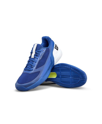 Wilson Tennis Shoes Rush Pro 5.0 Clay/Sand Court Blue/White Men's