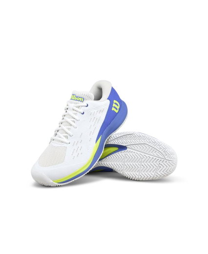 Wilson Tennisschuhe Rush Pro Ace Allcourt (2E/weit) 2025 weiss/blau Herren