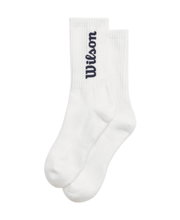 Wilson Tennissocke Crew Logo weiss Herren - 1 Paar