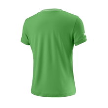 Wilson Tennis Shirt Team V-Neck #18 green Girls