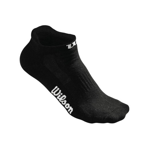 Wilson Tennissocke No Show schwarz Damen - 3 Paar