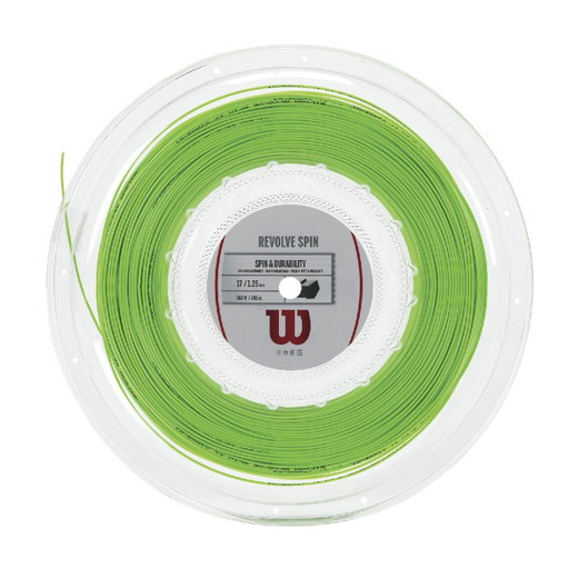 Wilson Tennissaite Revolve Spin (Haltbarkeit+Spin) grün 200m Rolle