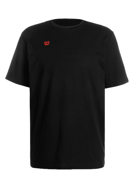 Wilson Sport-Shirt Fundamentals Cotton (Baumwolle) kurzarm schwarz Damen