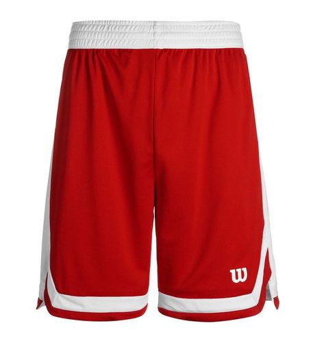 Wilson Sporthose Fundamentals Reversible Short (Basketball) kurz rot/weiss Herren