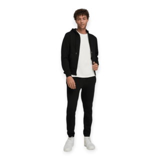 Wilson Training Jacket Team Zip Hoodie (with hood, cotton) black men's